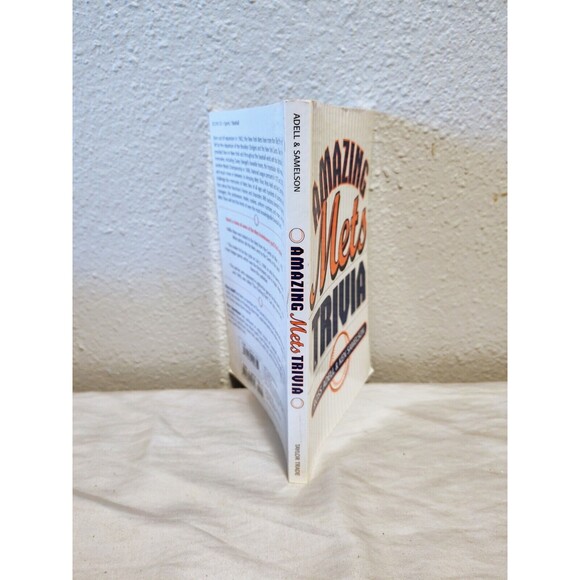 Amazing Mets Trivia: By Ross Adell, Ken Samelson Vintage A Piece Of History Gem - Picture 4 of 4